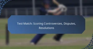 Test Match: Scoring Controversies, Disputes, Resolutions